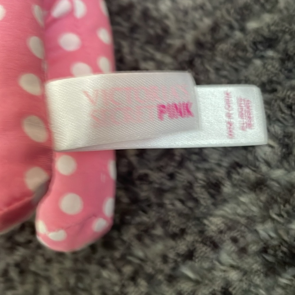 PINK Victoria's Secret Pair of Dogs Pink and Purple Polka Dots - Picture 4 of 4